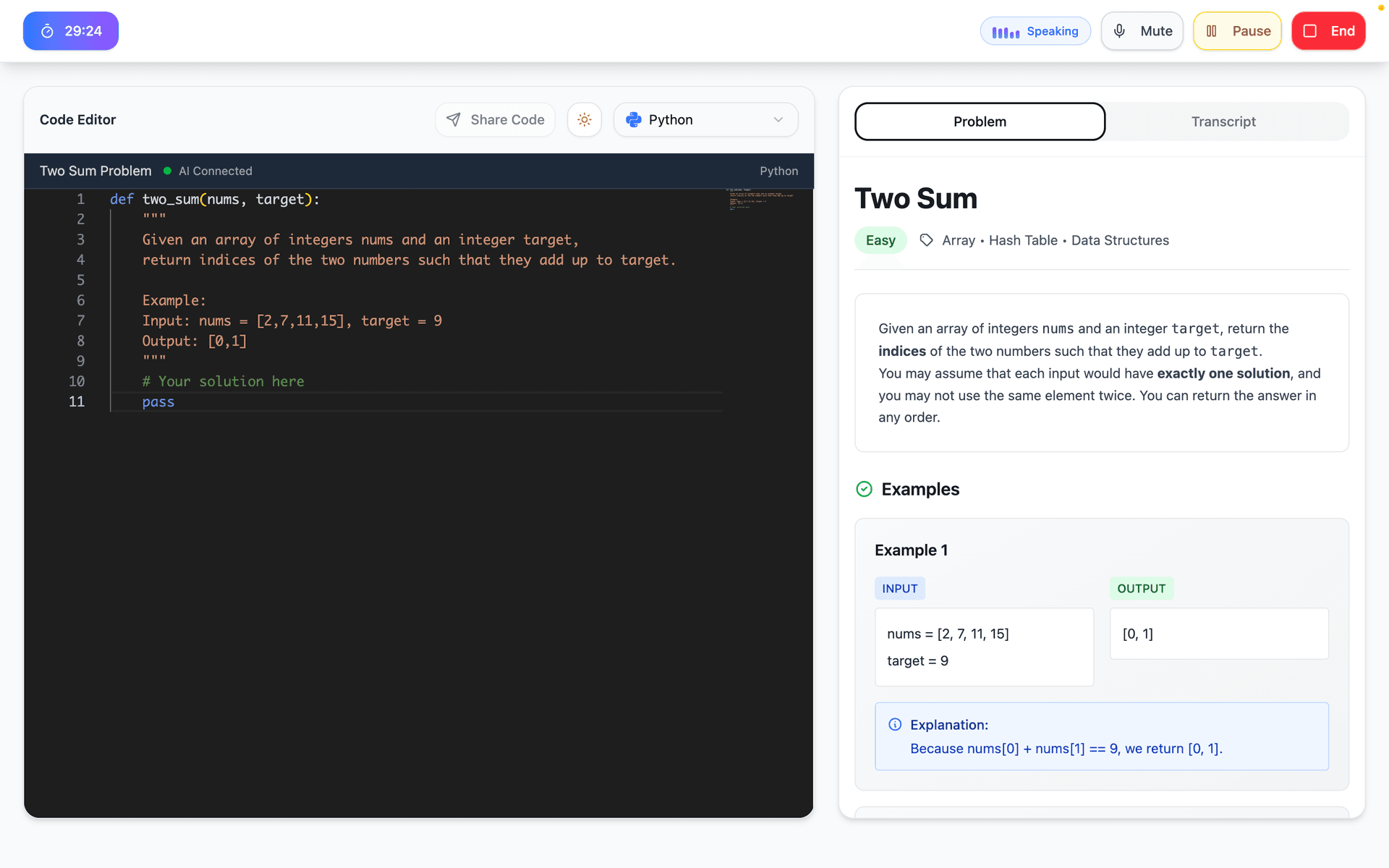Coding Interview Feature 2